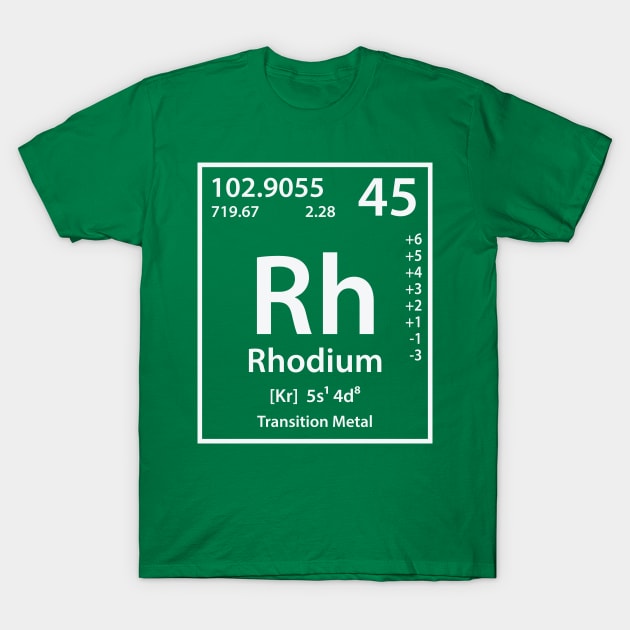 Rhodium Element T-Shirt by cerebrands